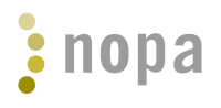 The Nordic Printing Association (NOPA) logo